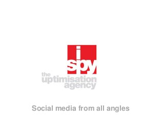 Social media from all angles
 
